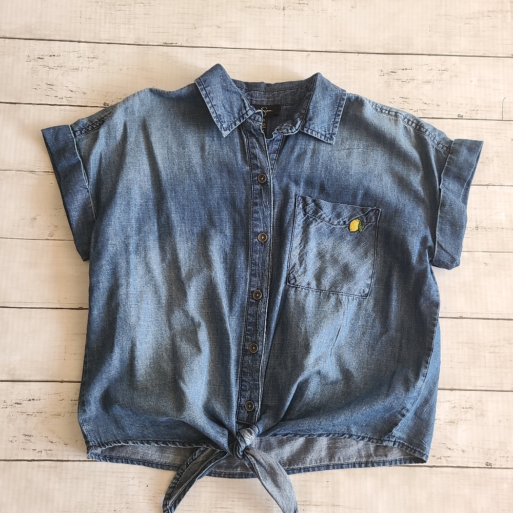 Jessica‎ Simpson Denim Shirt